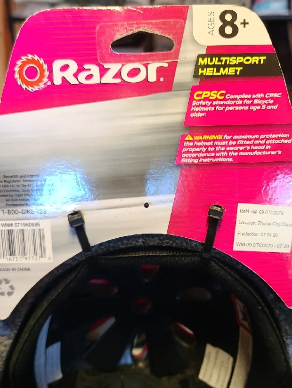 Title: Razor Multisport Helmet Pink Glitter Sparkle Medium Ages 8+ NWT